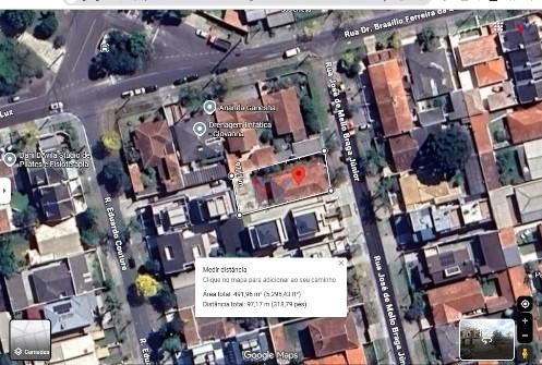 Terreno 490m  à Venda no Jardim das Américas com Casa e Edícula