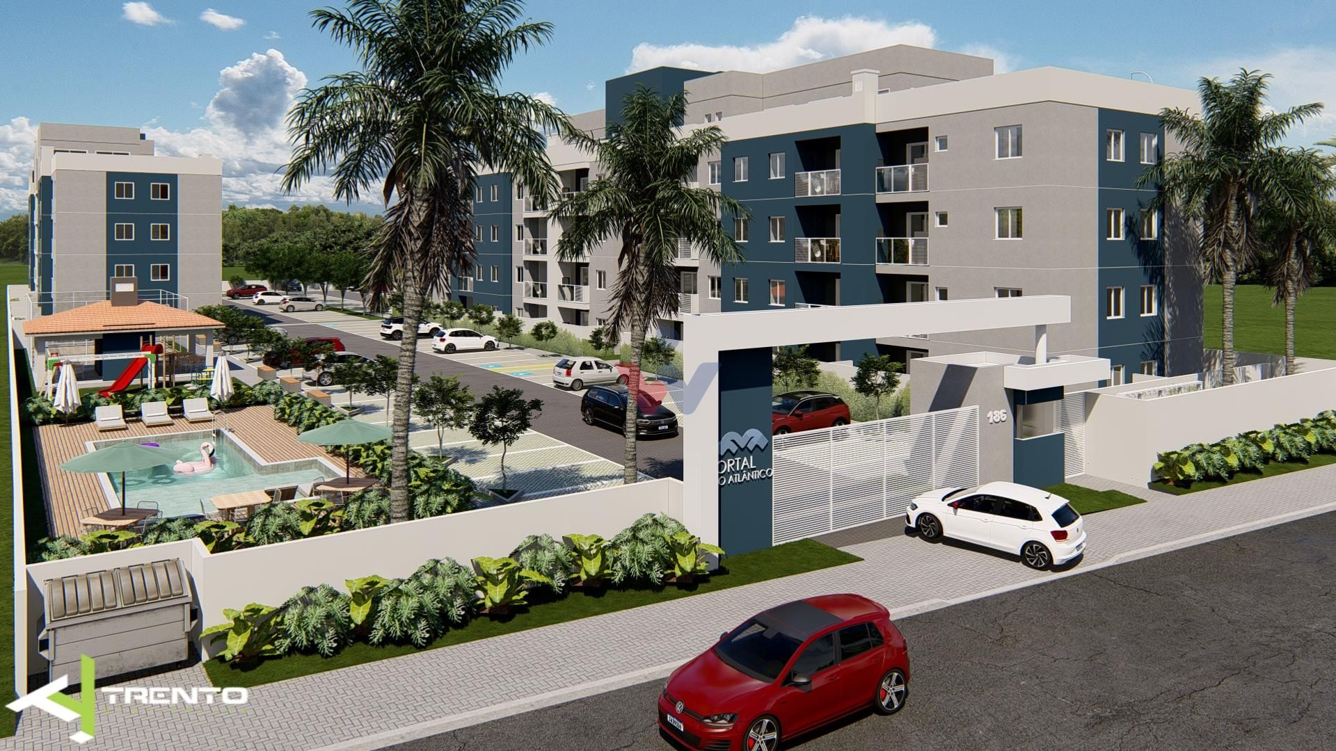 Lançamento em Praia de Leste  Apartamentos com Sacada e Churra...