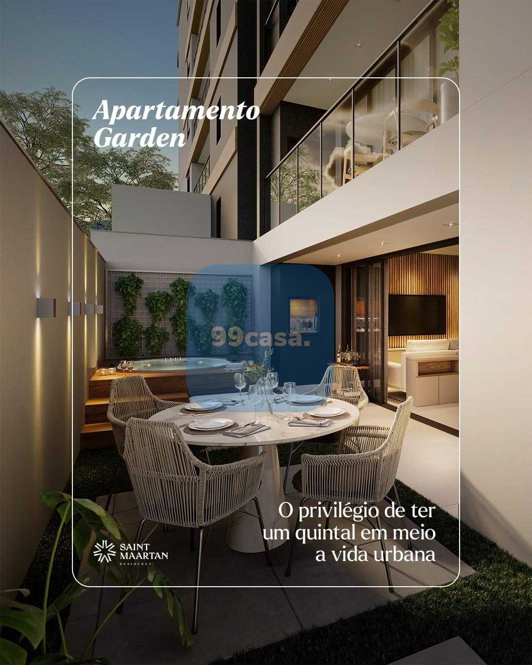 Apartamento Garden com grande 83 m , somente de área externa ,...