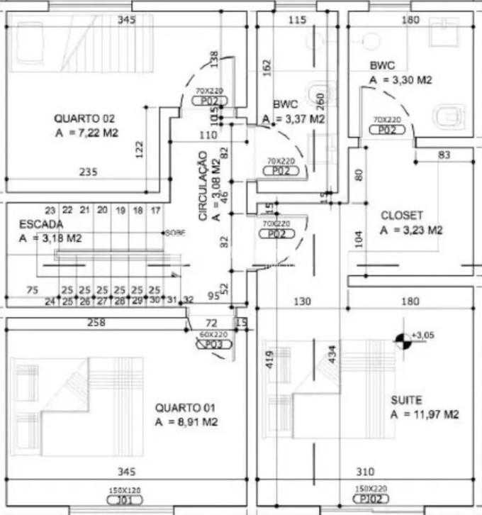 Sobrado Triplex em Condomínio Fechado com 4 Dormitórios e Terraço