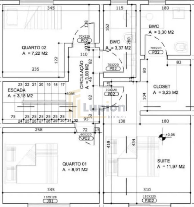 Sobrado Triplex em Condomínio Fechado com 4 Dormitórios e Terraço