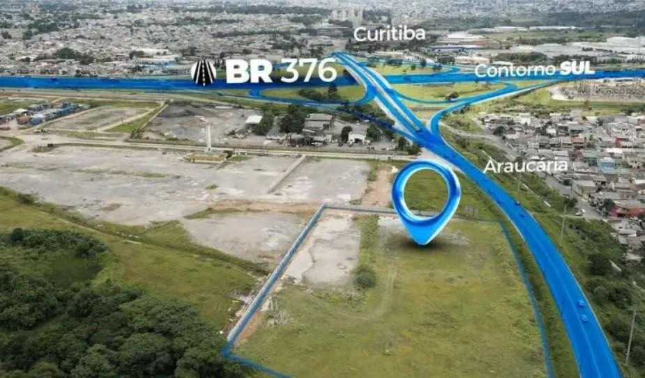 Terreno Industrial no CIC Curitiba com 18.000m  e 215m de Frente
