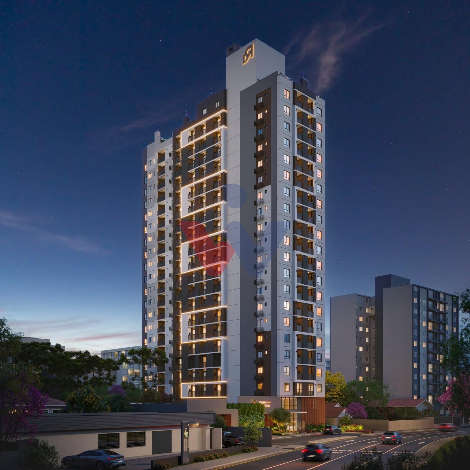 Apartamento com lazer completo a 3 quadras do Shopping Palladium