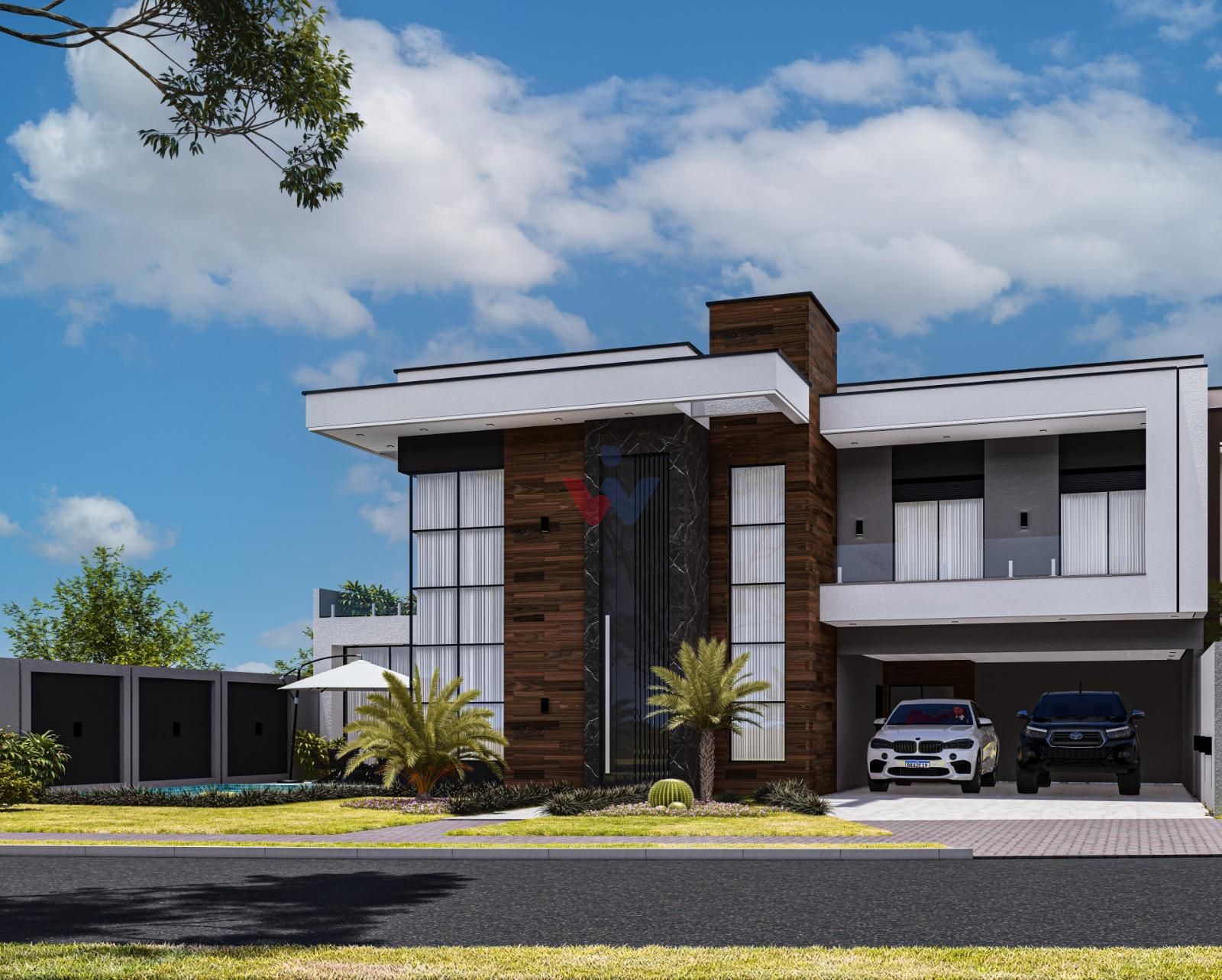 Sobrado Alto Padrão 240m  com 3 Suítes, Piscina e Energia Solar