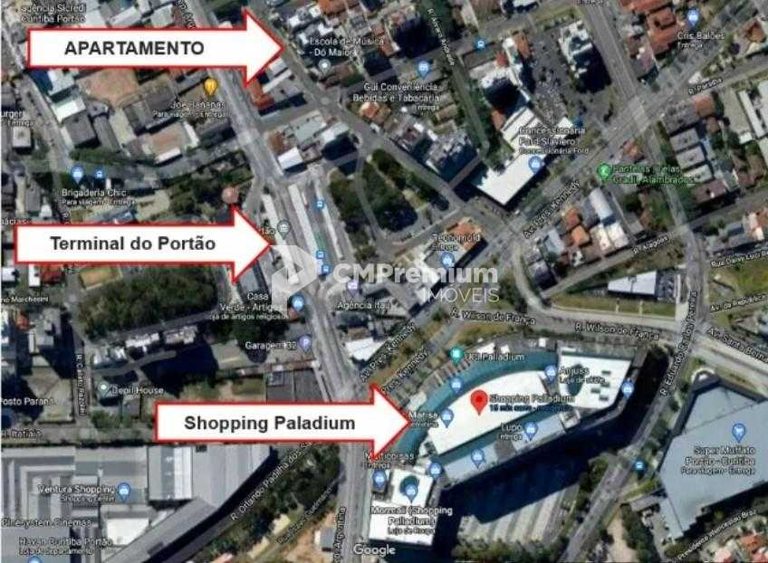 Apartamento 40m  no Portão ao lado do Terminal e Shopping Pall...
