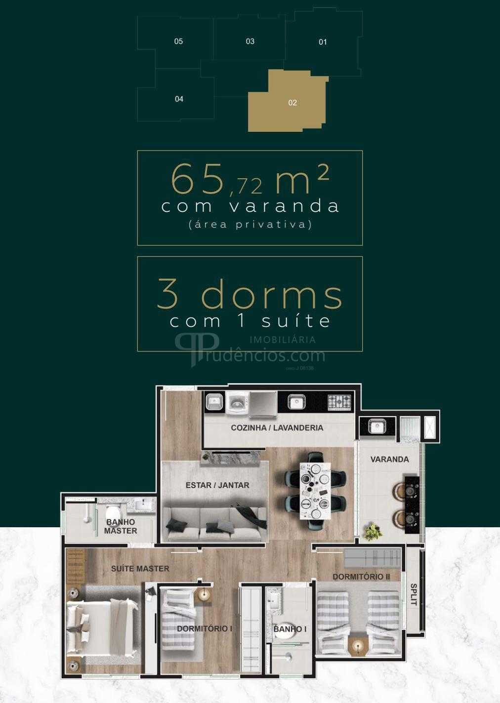 ApartameApartamentos no Capão Raso com suíte, sacada e lazer c...
