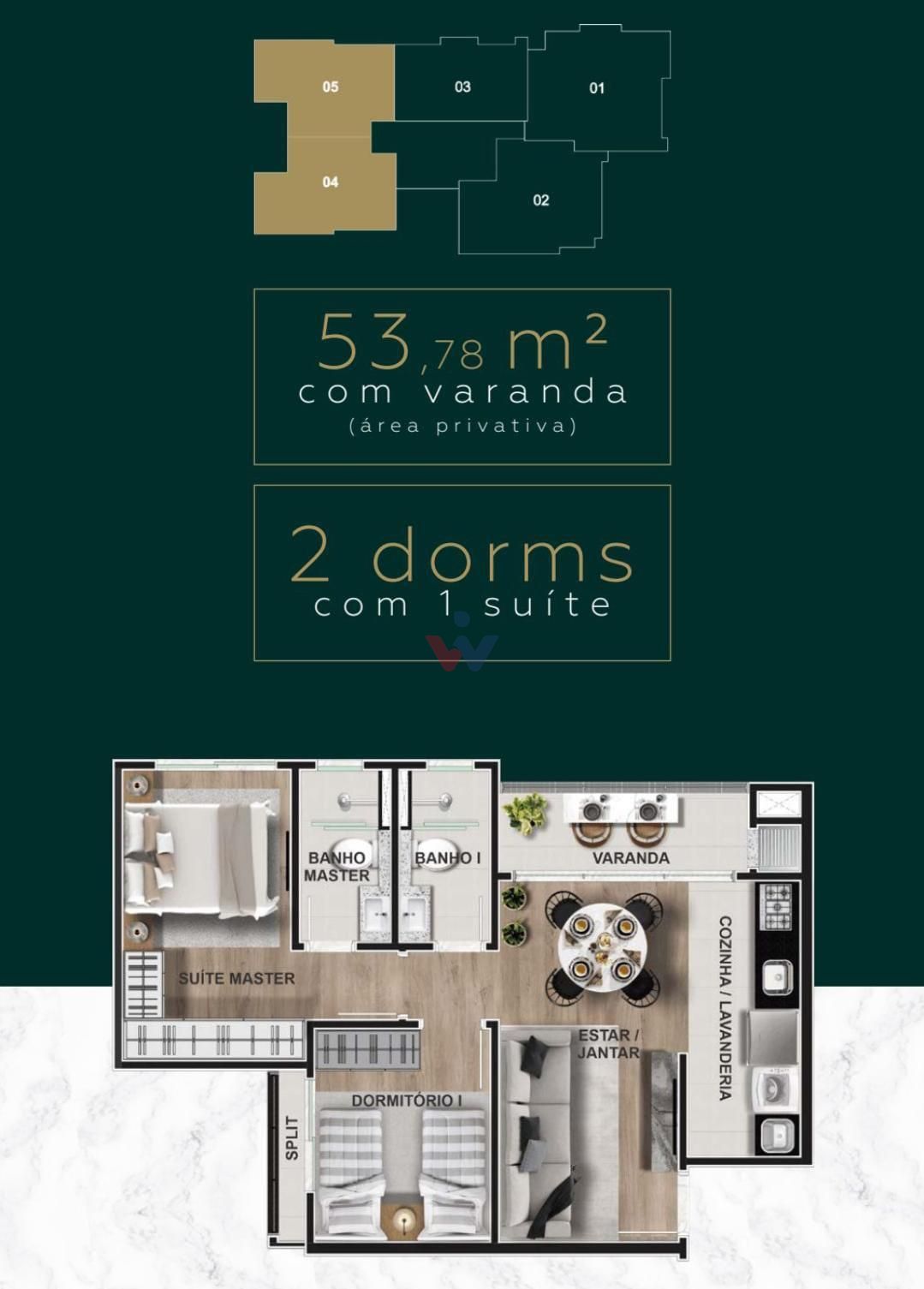 ApartameApartamentos no Capão Raso com suíte, sacada e lazer c...