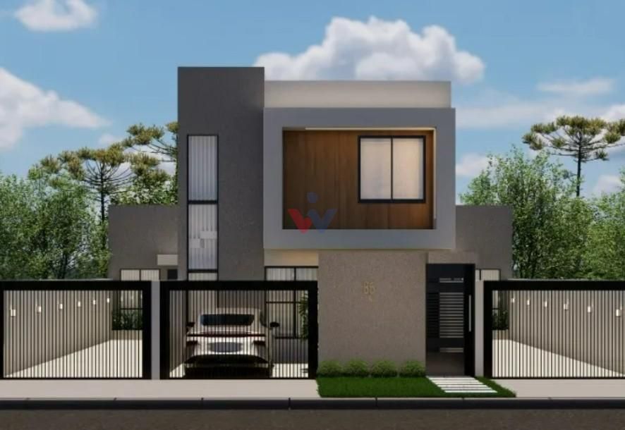 Sobrado Moderno no Alto Boqueirão com 2 Suítes, Espaço Gourmet...