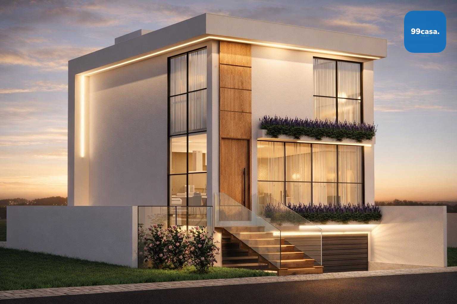 Sobrado em construção à venda com area total  de 166,89 m², xa...