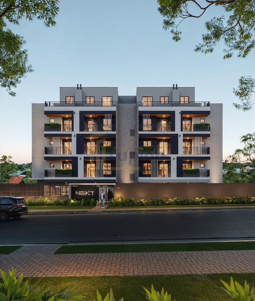 Apartamento de 1 Quarto com Sacada e Churrasqueira no Portão e...