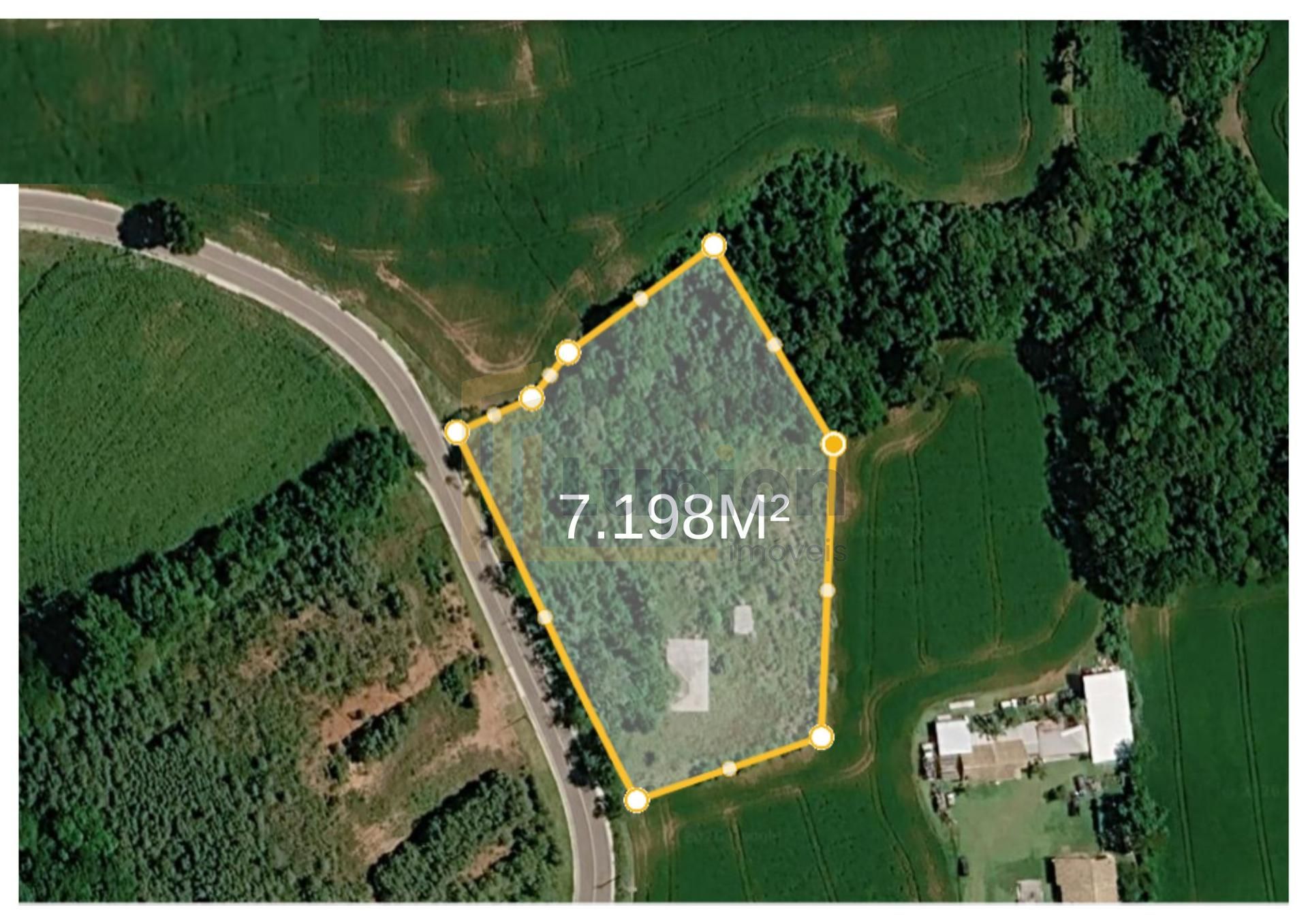 Chácara com 7.198 m² de área, registrada, frente para asfalto,...