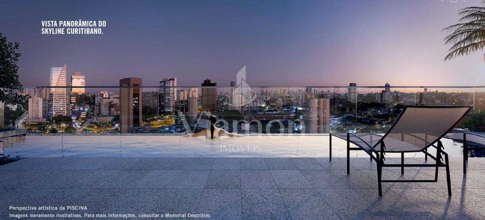 Studio de alto padrão no Centro Cívico com rooftop, piso aquec...