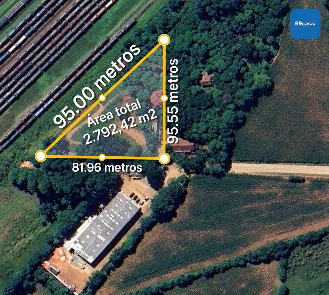 Terreno ZR- 2 para 12 pavimentos, no bairro Estação em Araucária
