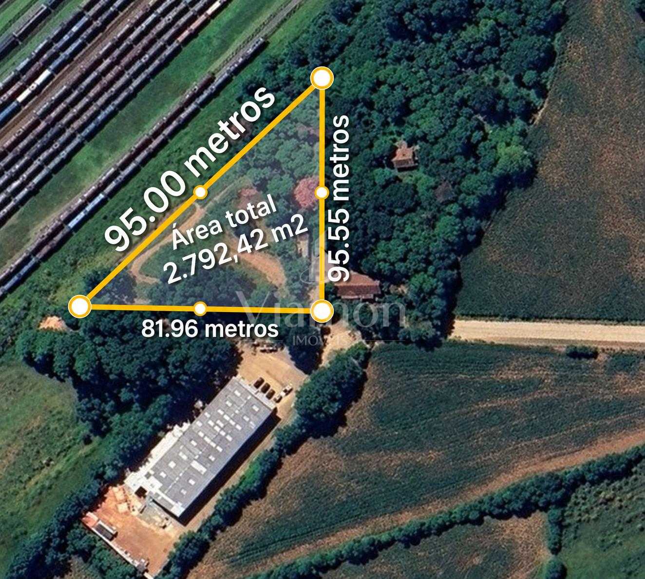 Terreno ZR- 2 para 12 pavimentos, no bairro Estação em Araucária