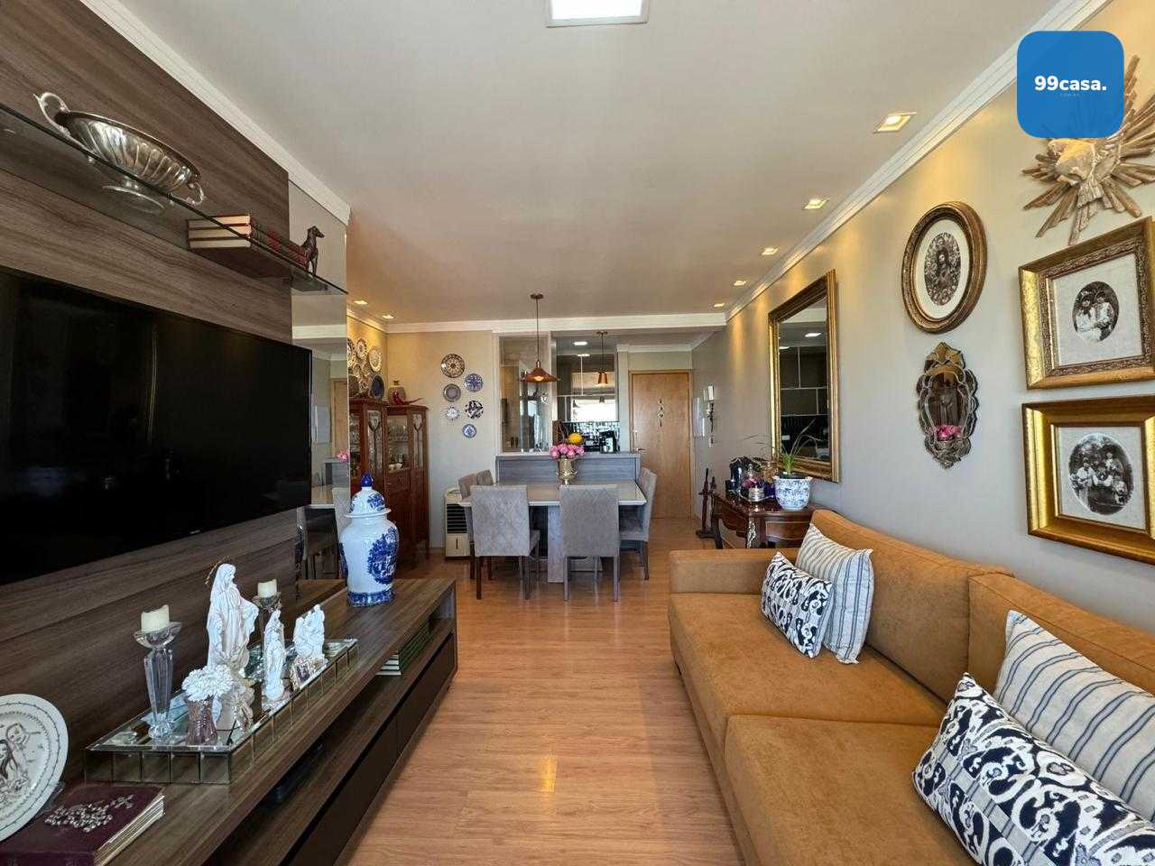 Apartamento com vista para o Lago Igapó, andar alto, sacada co...