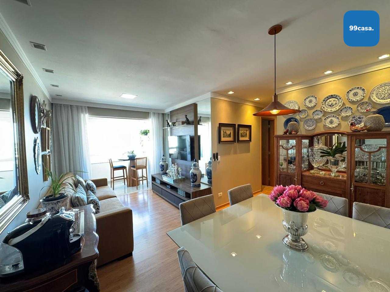 Apartamento com vista para o Lago Igapó, andar alto, sacada co...