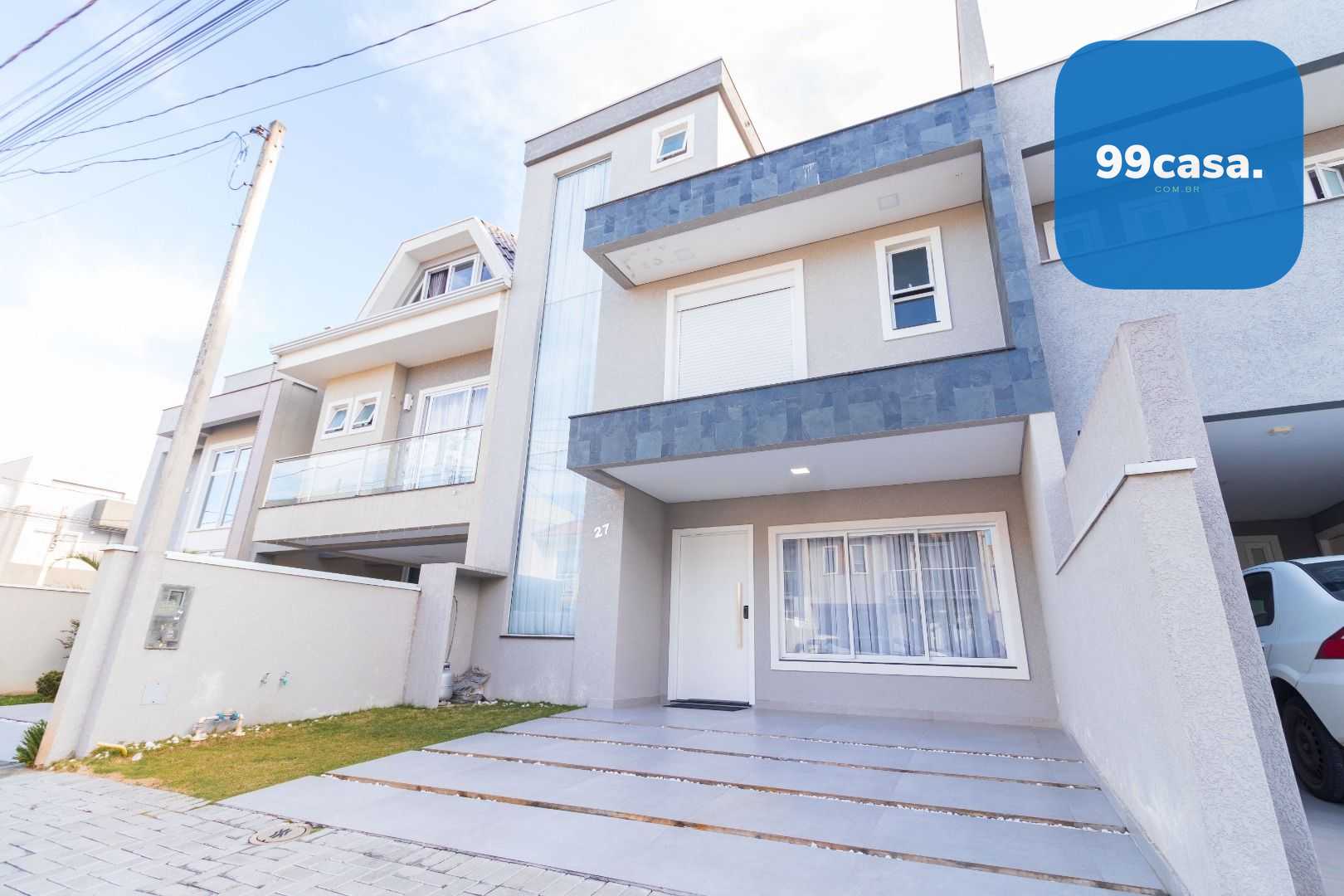 Sobrado Triplex Novo no Campo Comprido CIC com Terraço, Churra...