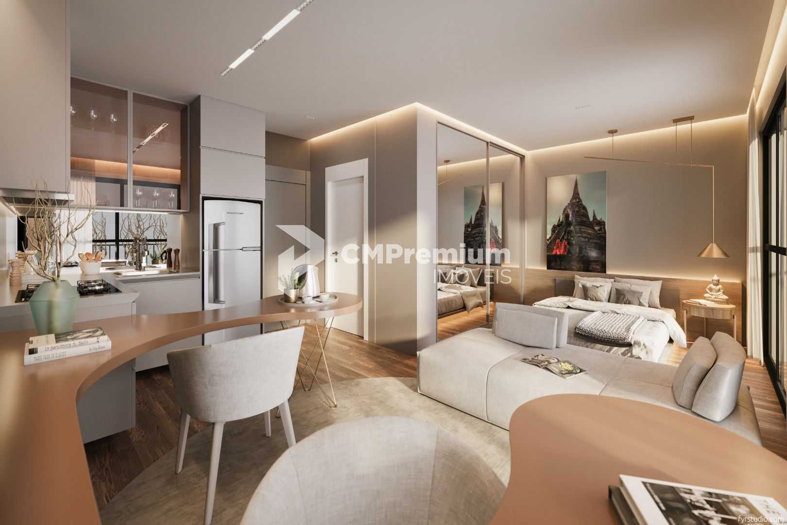 Sofisticado Studio no Batel com Sacada, Churrasqueira e Lazer ...