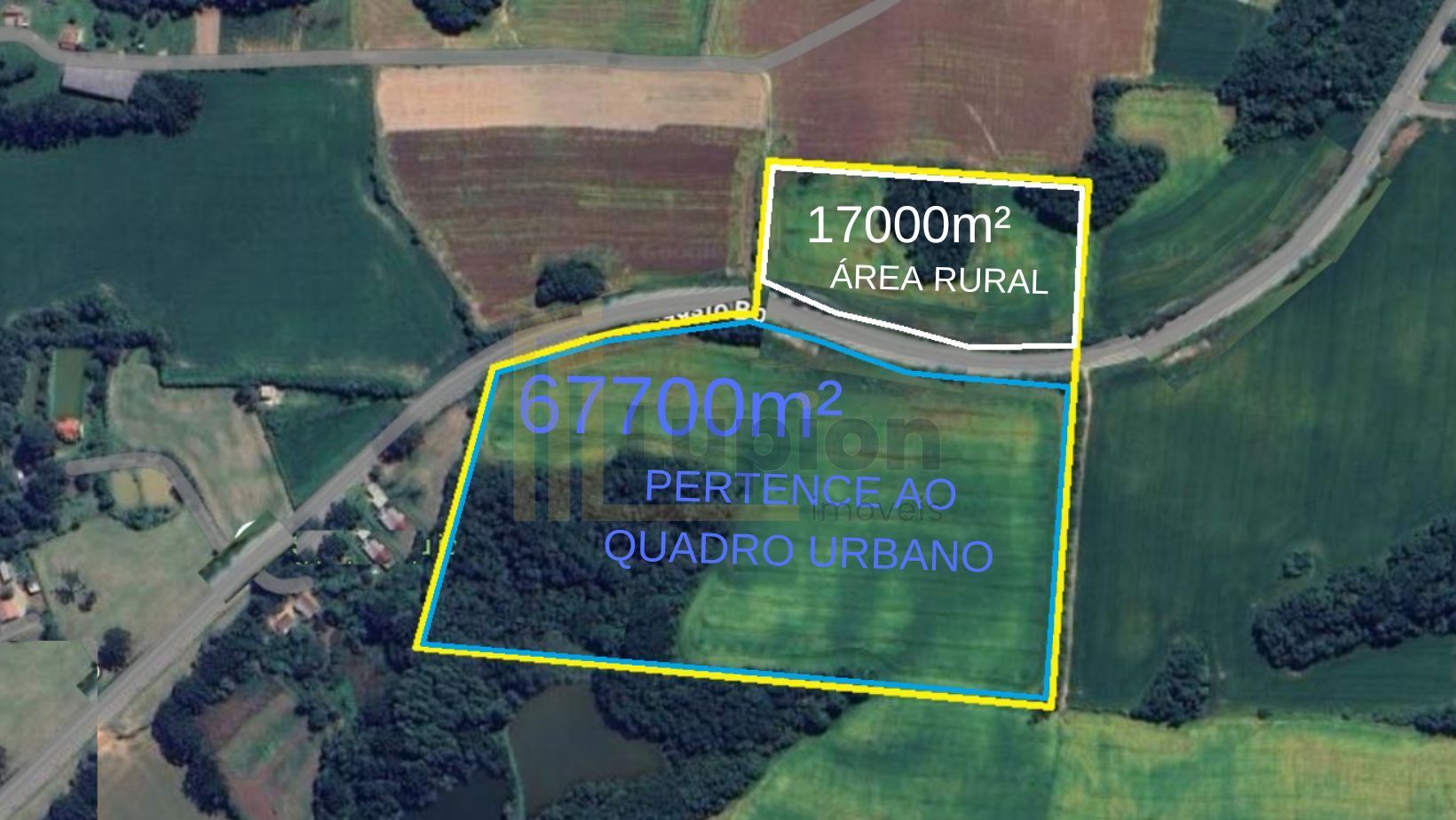 Oportunidade em Araucária  Terreno urbano de 84.700 m  para lo...