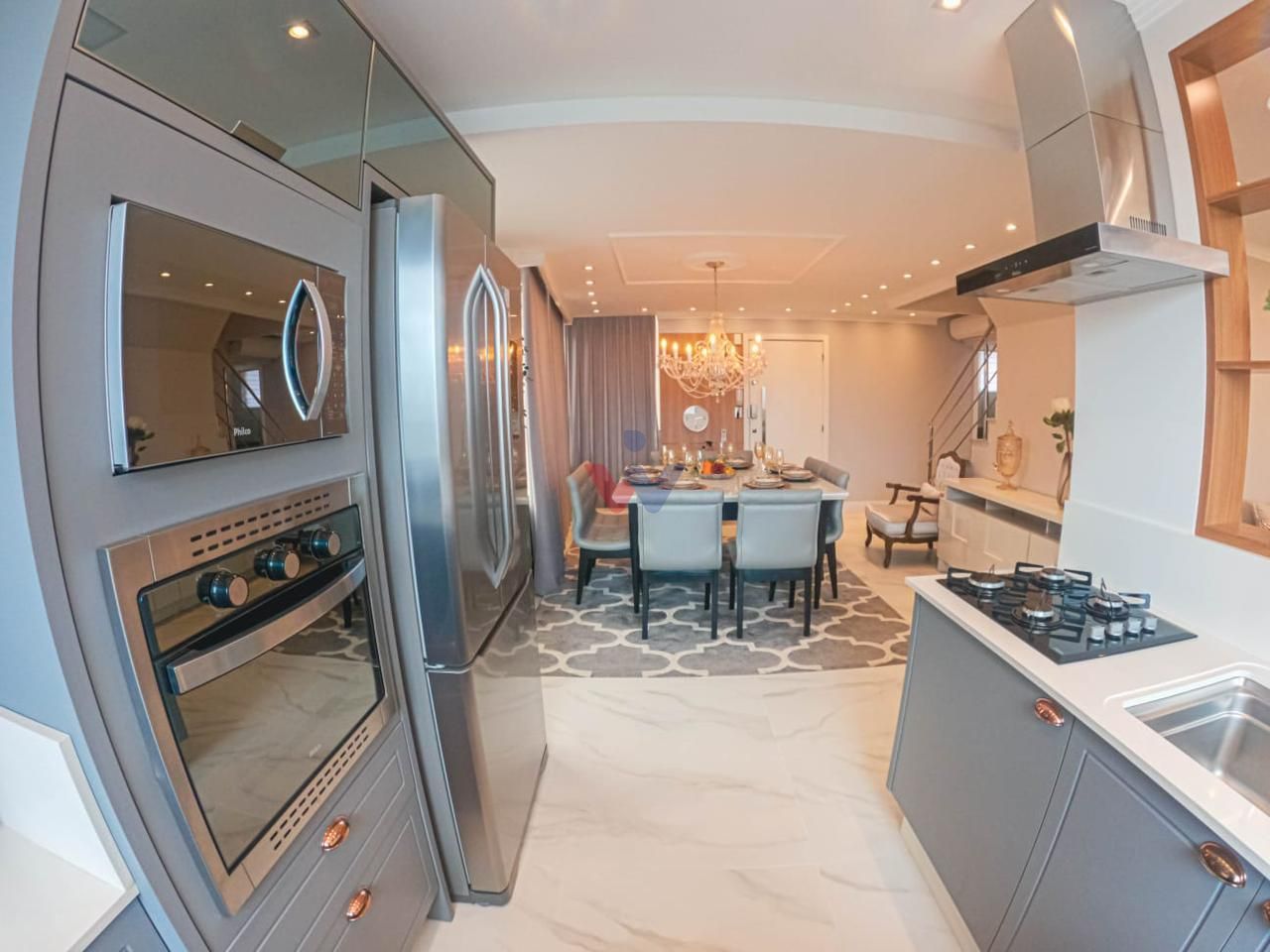 Cobertura Tríplex Mobiliada e Decorada com SPA no Residencial ...