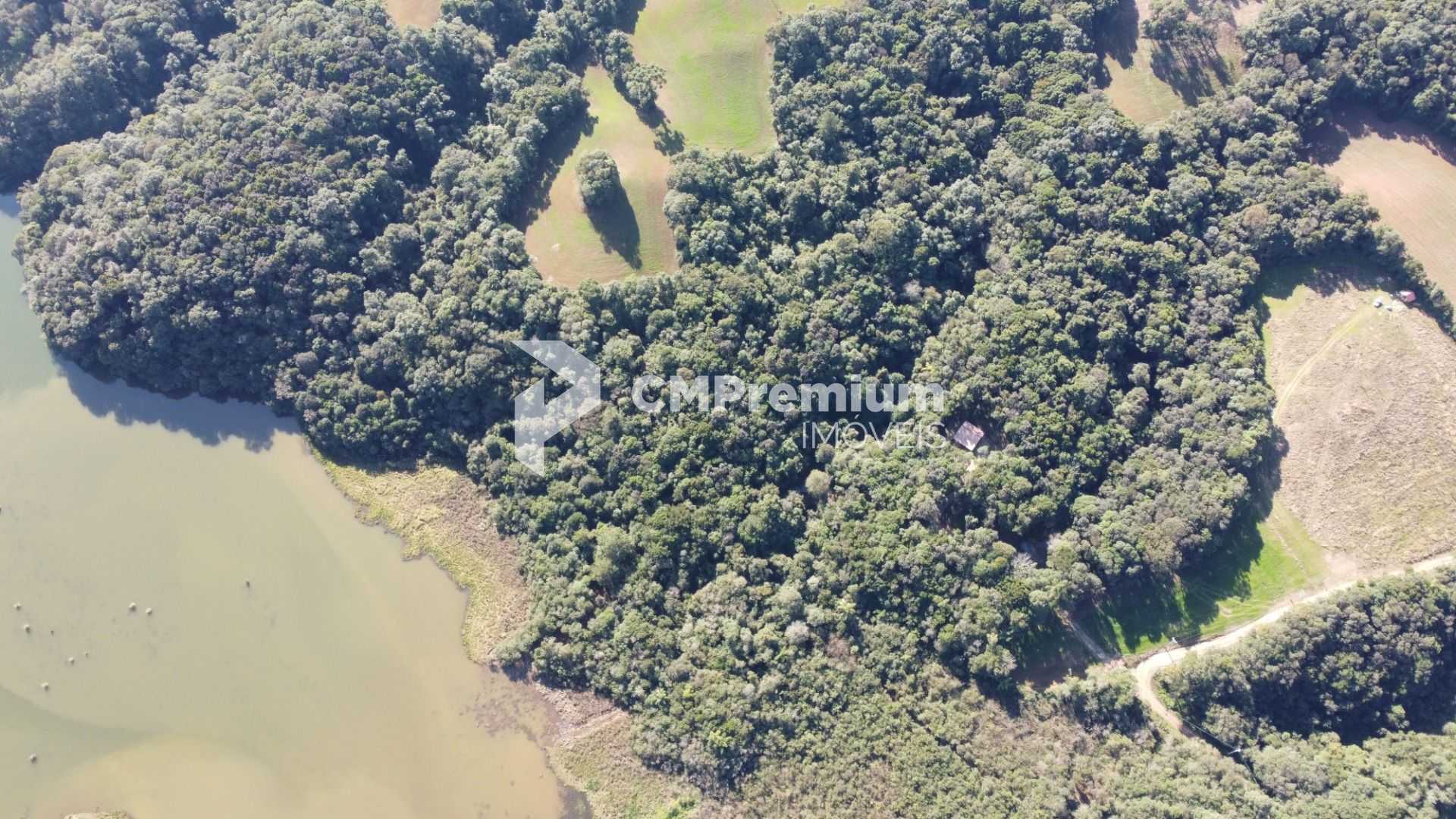 Chácara em Araucária com nascente, represa e natureza exuberan...