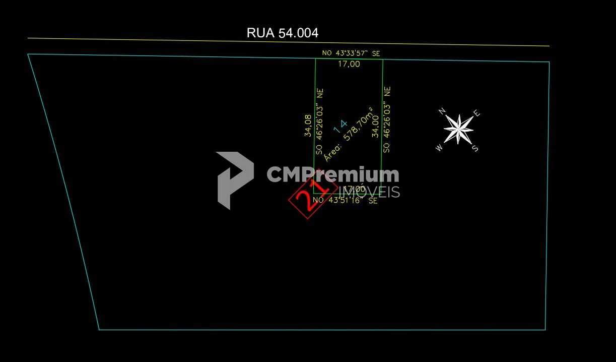 Terreno à Venda 578 m  no Jardim Paulista III, Maringá  Excele...