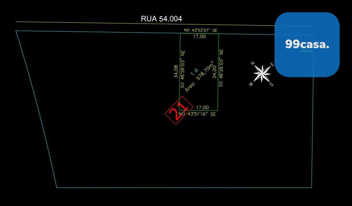 Terreno à Venda 578 m  no Jardim Paulista III, Maringá  Excele...