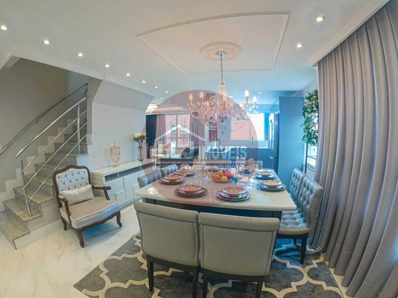 Cobertura Tríplex Mobiliada e Decorada com SPA no Residencial Zeus  Perequê, Porto Belo