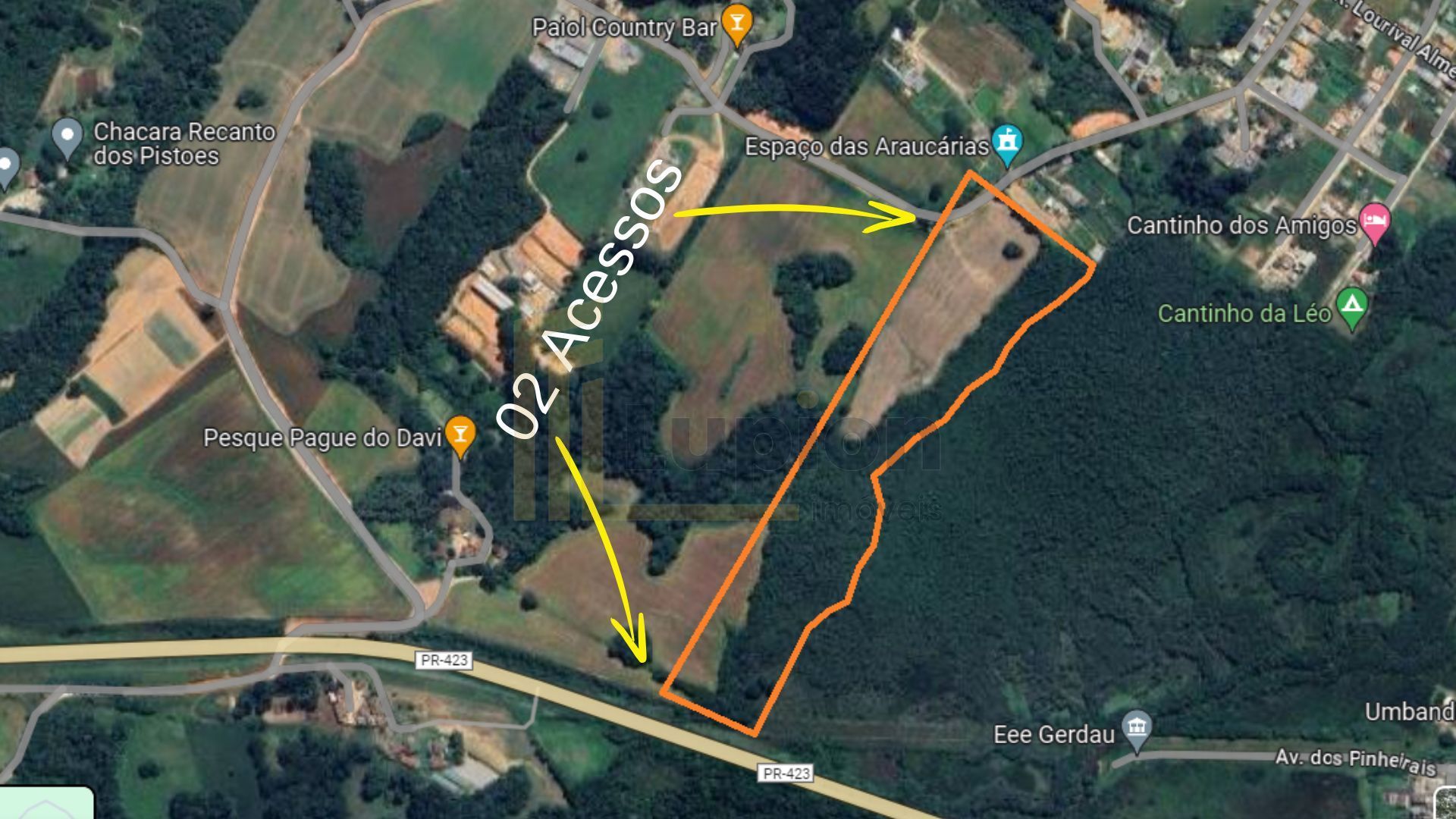 Área Industrial em Araucária  73.306m  Frente PR-423 com Poten...