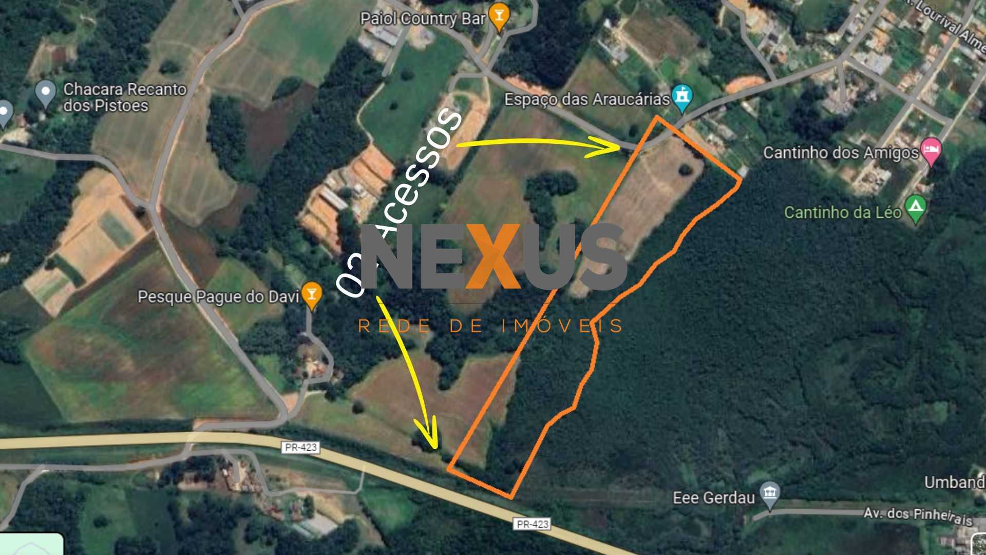 Área Industrial em Araucária  73.306m  Frente PR-423 com Poten...