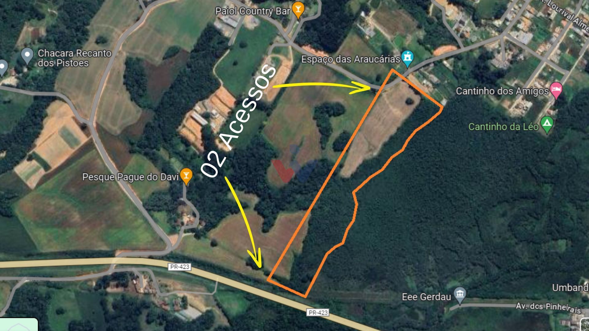 Área Industrial em Araucária  73.306m  Frente PR-423 com Poten...