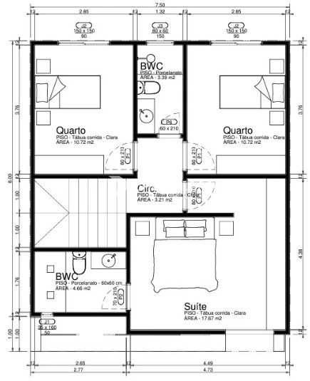 Sobrado Moderno 3 Quartos com Suíte em Condomínio Fechado  Cam...