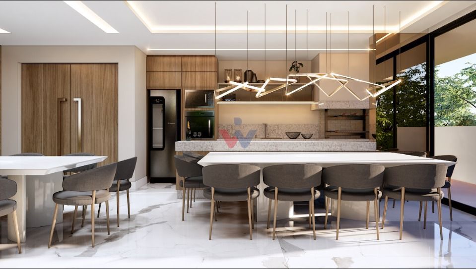 Apartamento de Luxo no Mossunguê  3 Suítes, Sacada com Churras...