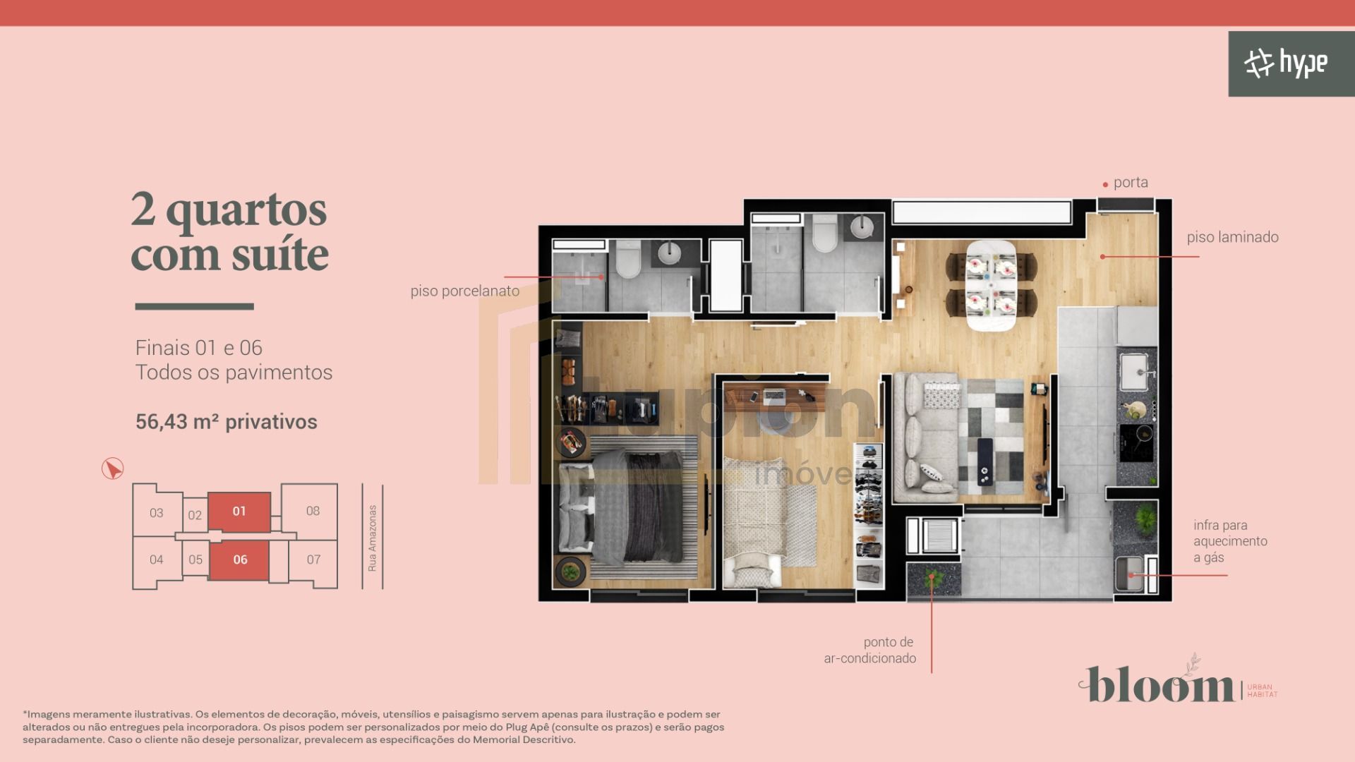 Bloom Urban Habitat  apartamentos modernos de 38 m  a 91 m 
