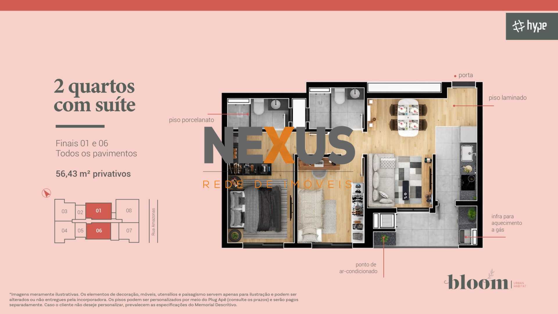 Bloom Urban Habitat  apartamentos modernos de 38 m  a 91 m 