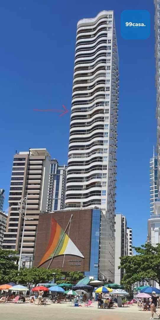 Apartamento Alto Padrão Frente Mar no Centro  2 Dorms, Varanda...