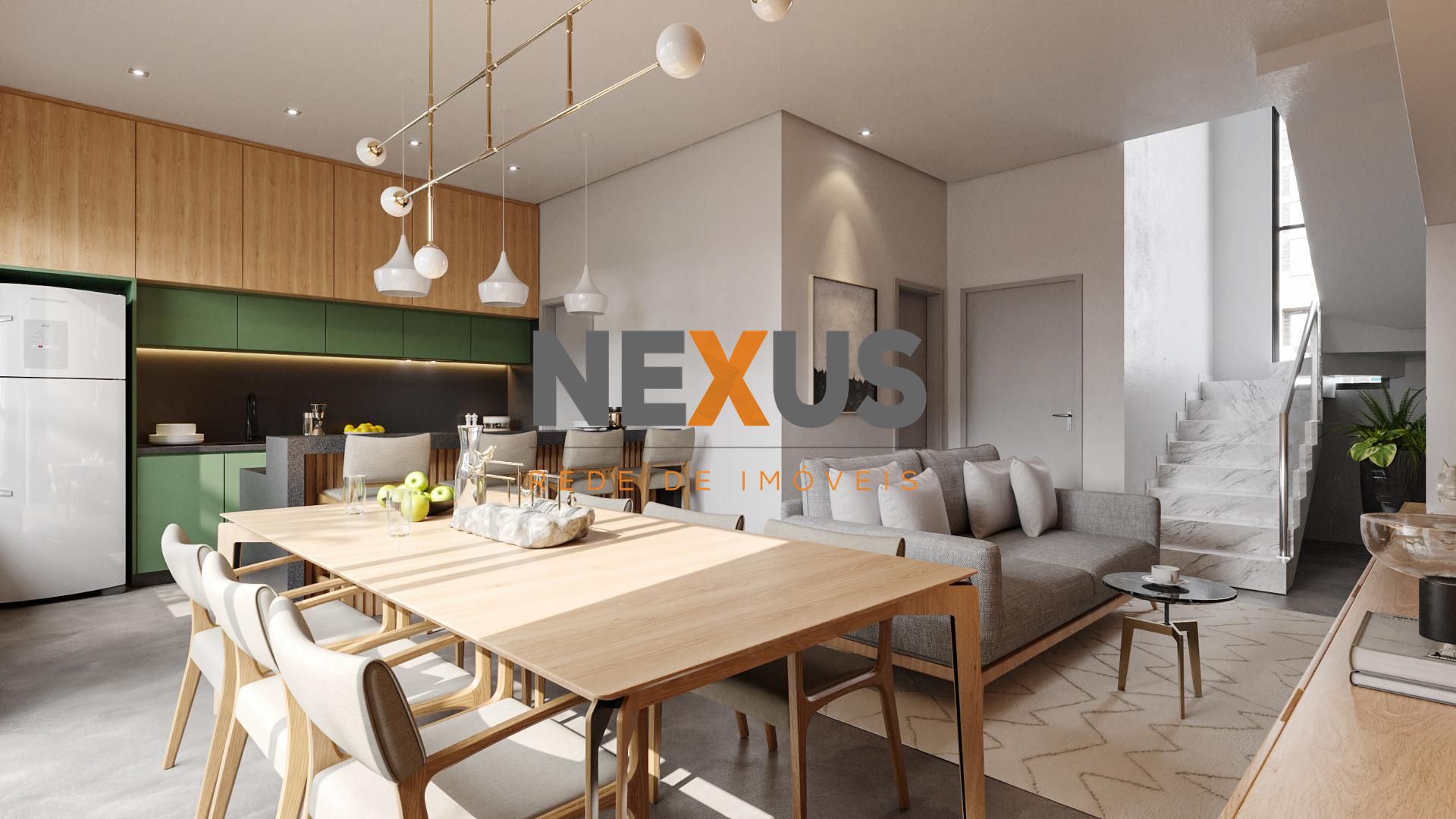 Sobrado com 3 quartos à venda, Água Verde, CURITIBA - PR