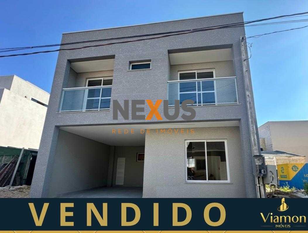 Sobrado novo à venda em condomínio no São Braz Curitiba, 3 qua...