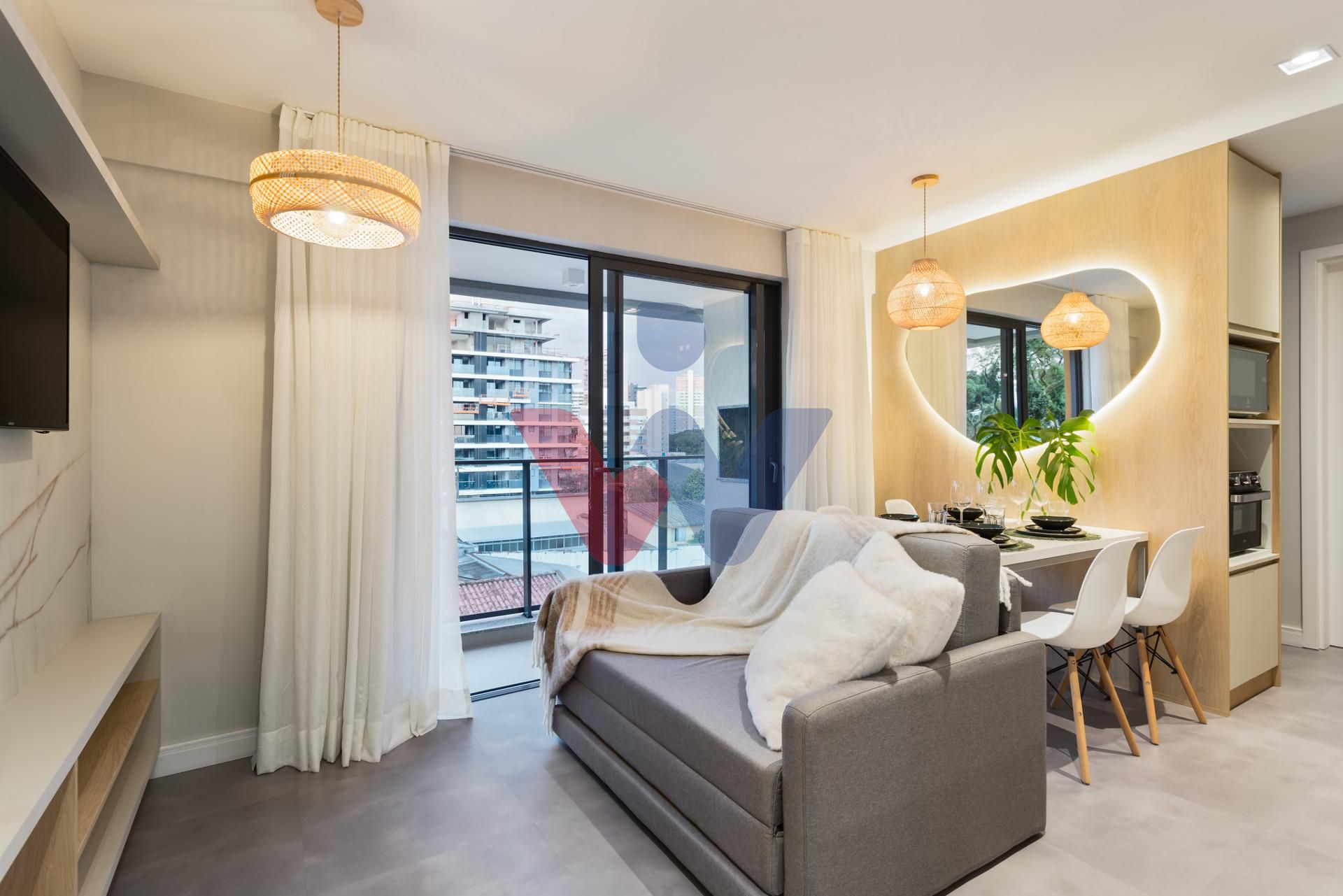 Studio à venda no Água Verde | Casa Modena com sacada e roofto...