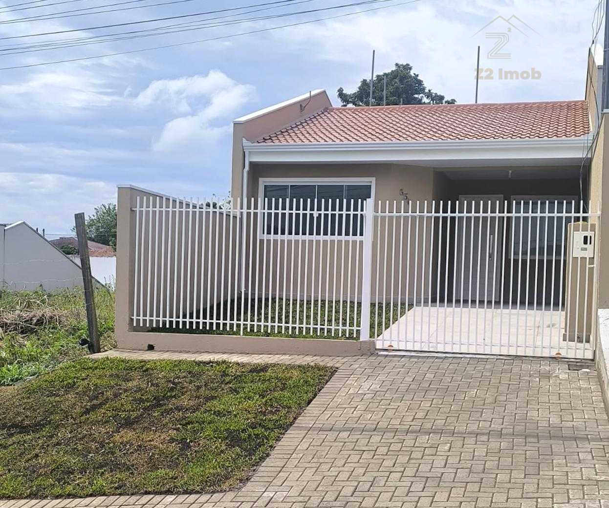 Casa à venda, nova, 2 quartos com quintal - Gralha Azul, FAZEN...