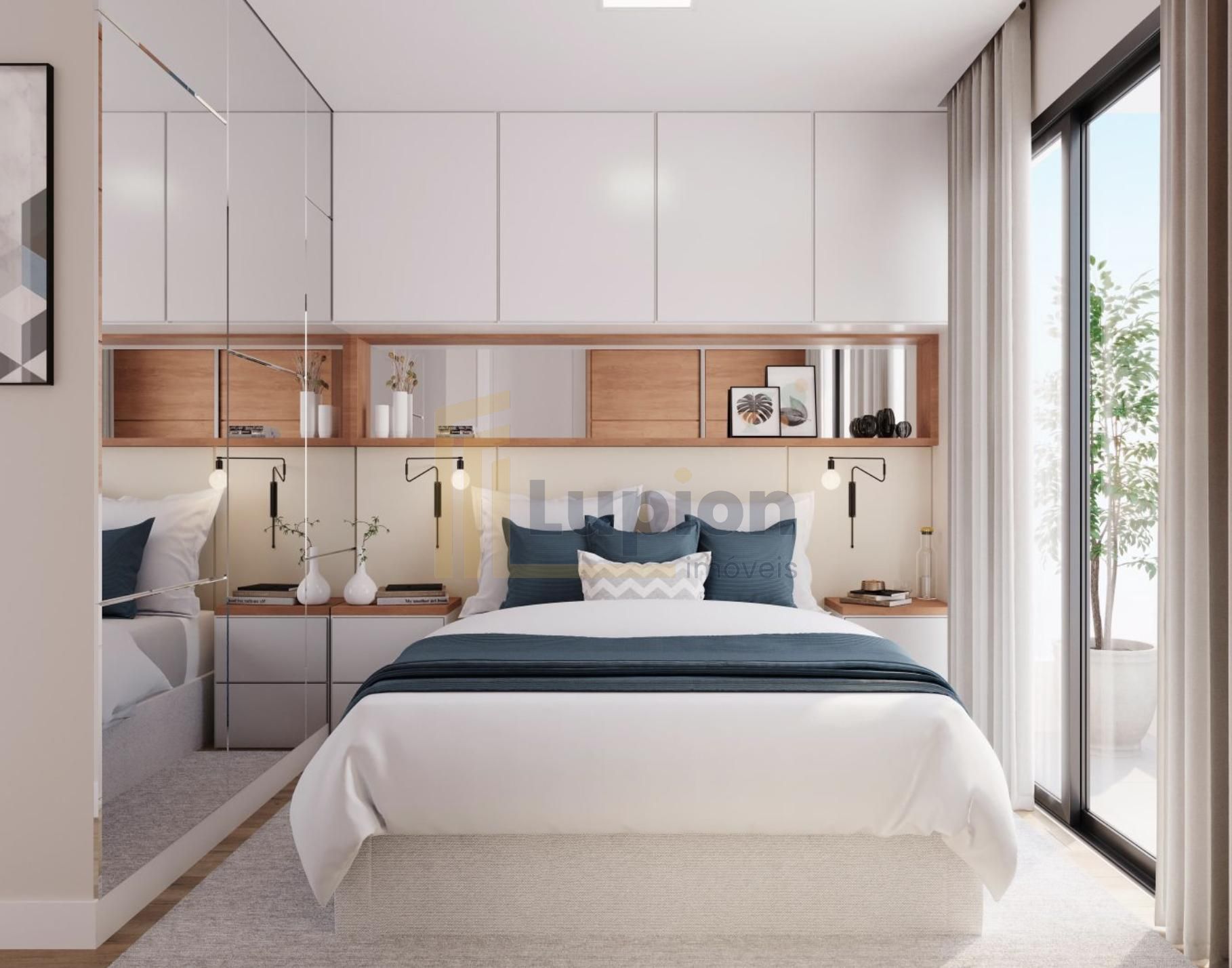 Apartamento 2 quartos  1 Suite  com sacada no Capão Raso em Cu...