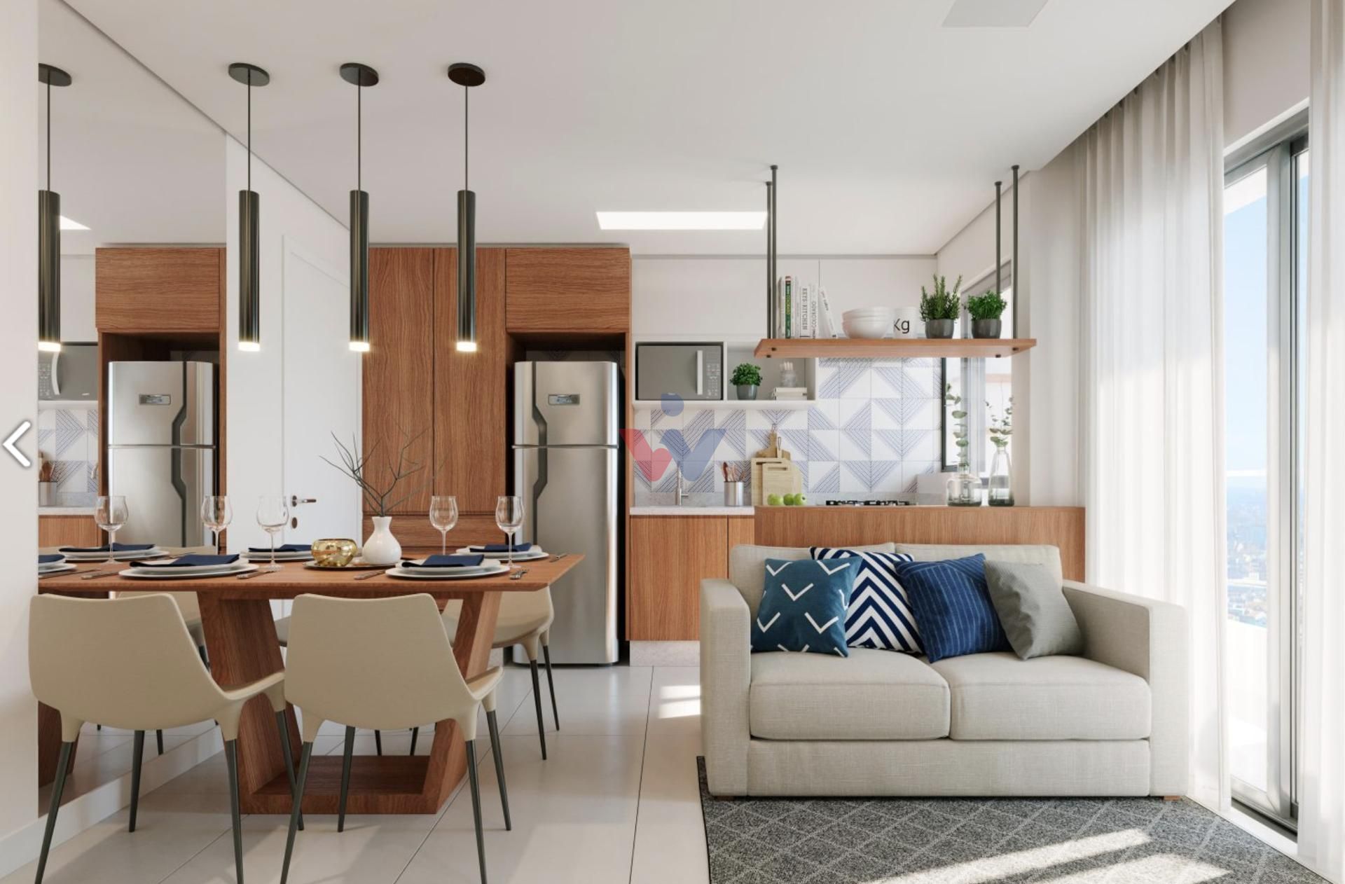Apartamento 2 quartos  1 Suite  com sacada no Capão Raso em Cu...
