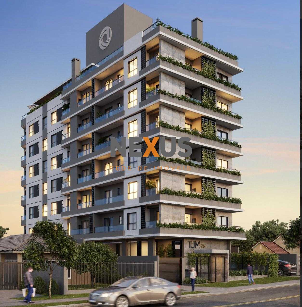 Apartamento 2 quartos  1 Suite  com sacada no Capão Raso em Cu...