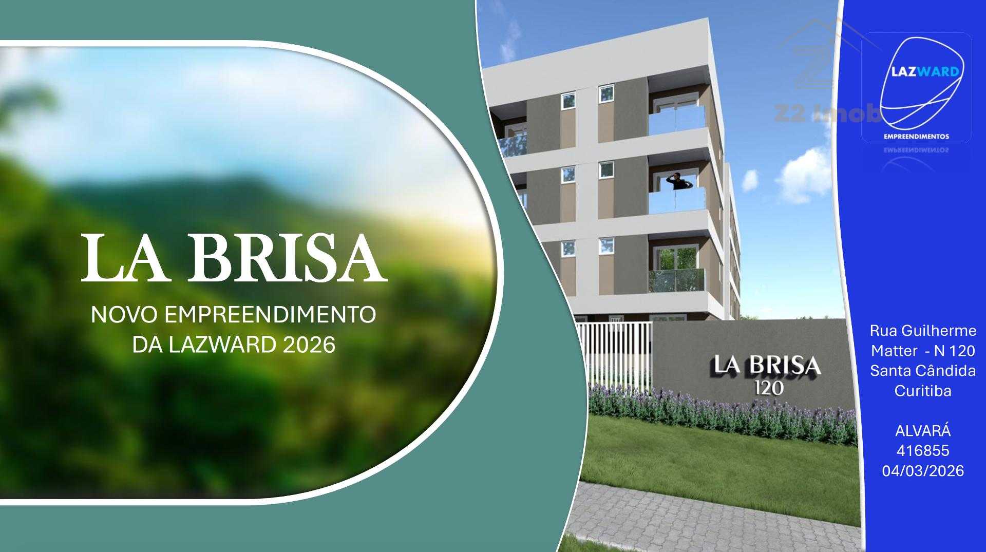 La Brisa Residence no Santa Cândida, 2 quartos, com vaga, pert...