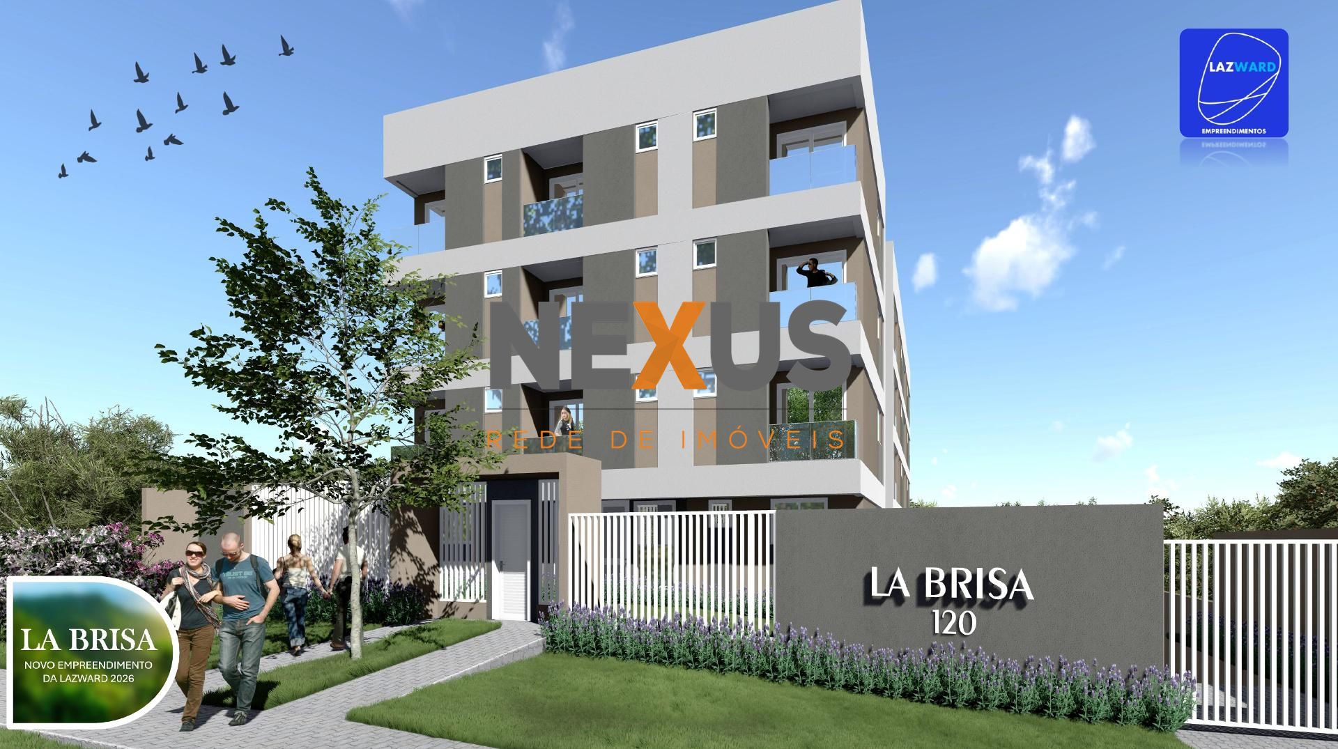 La Brisa Residence no Santa Cândida, 2 quartos, com vaga, pert...