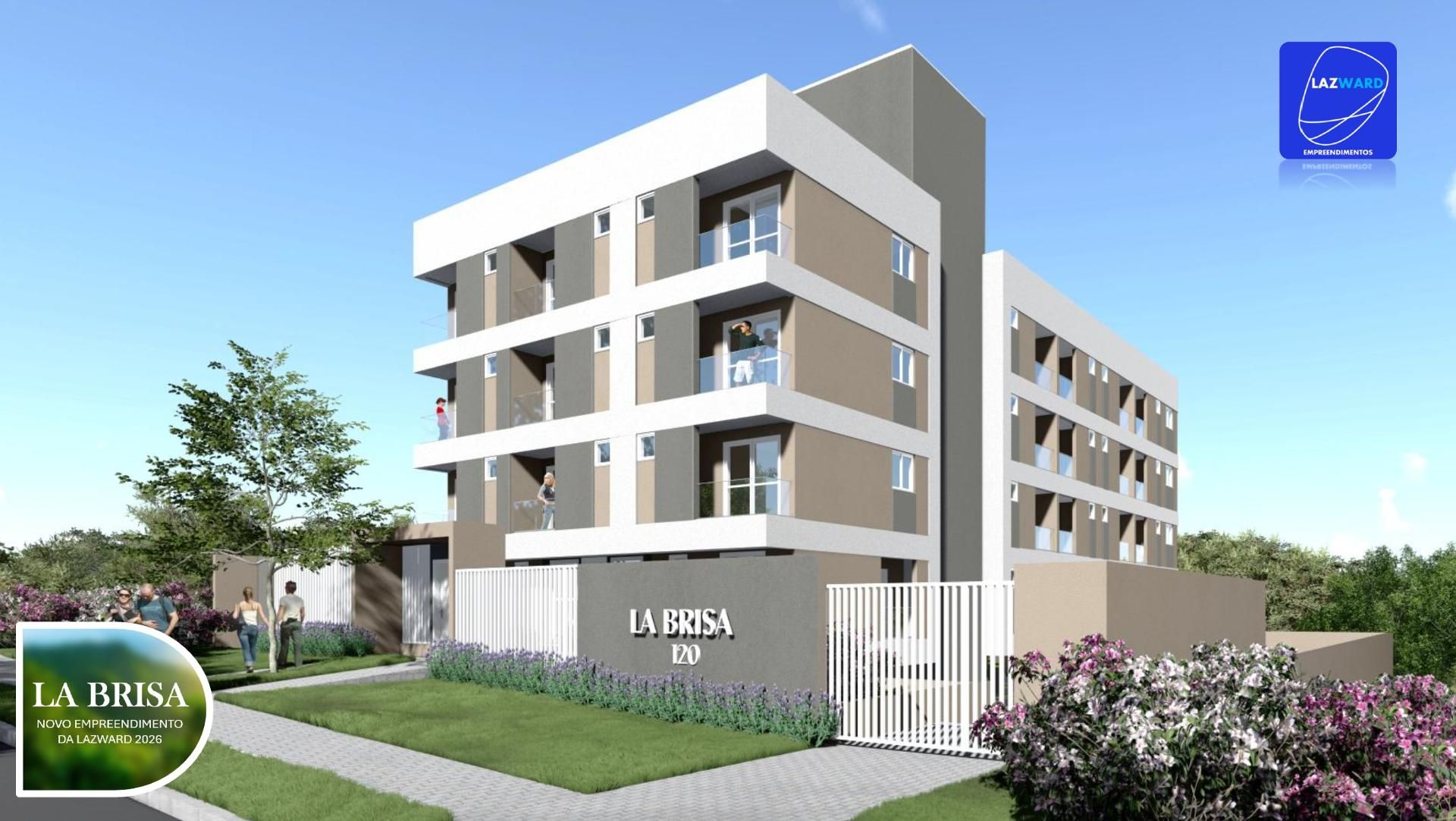 La Brisa Residence no Santa Cândida, 2 quartos, com vaga, pert...