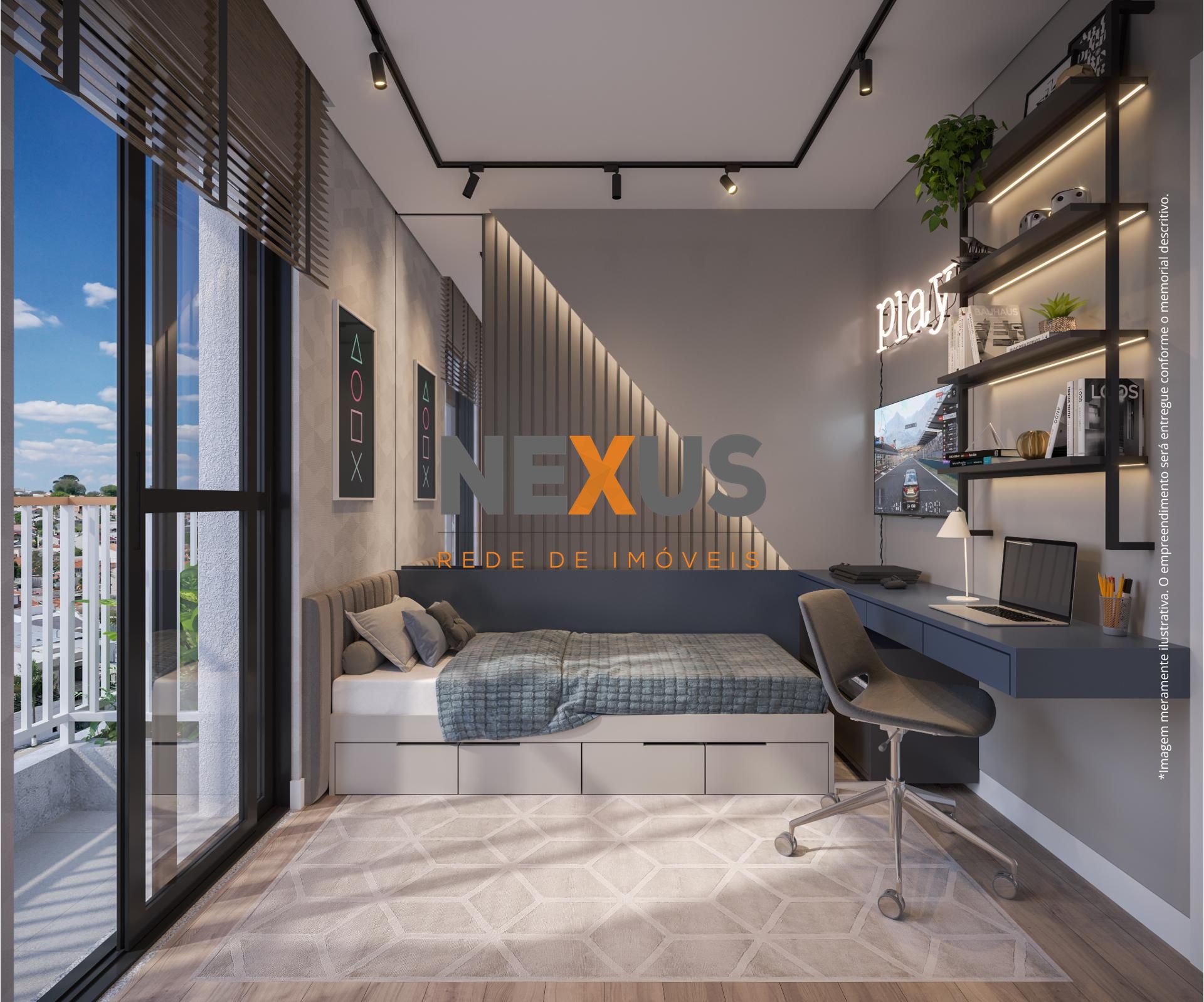 Apartamento a venda 2 quartos com suíte no Bairro Alto Curitiba
