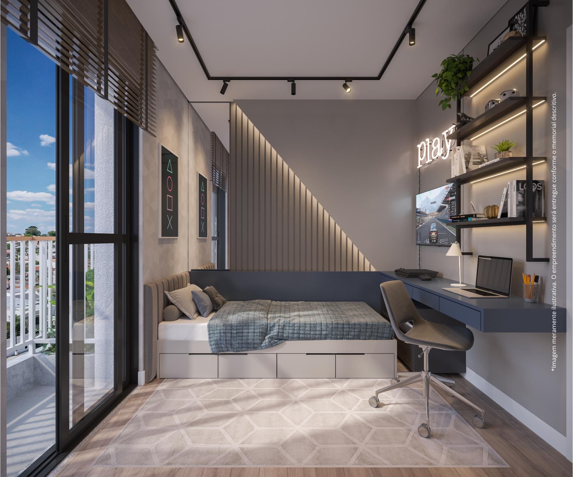 Apartamento a venda 2 quartos com suíte no Bairro Alto Curitiba