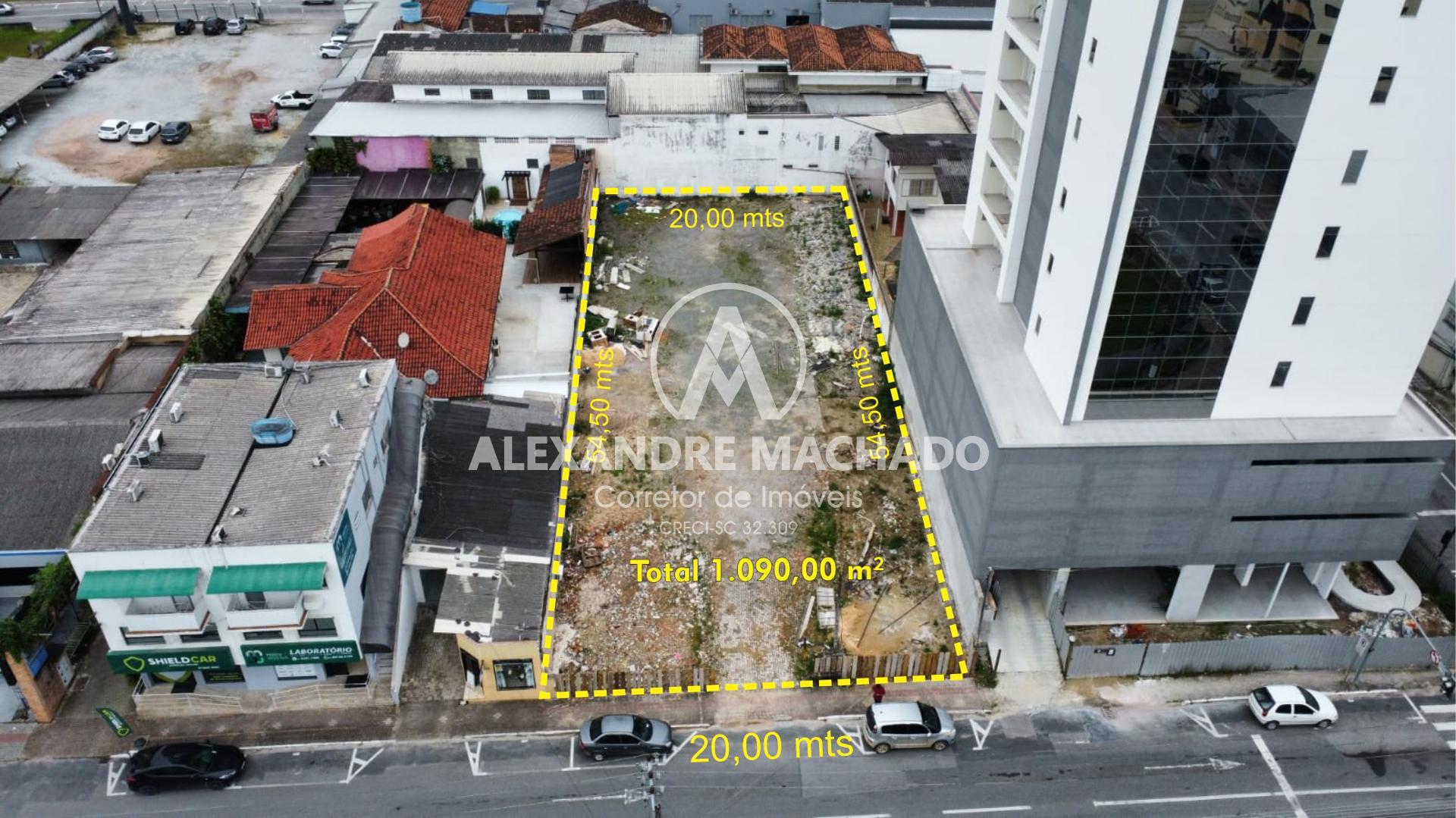 Terreno no centro de Brusque à venda, Centro 1, BRUSQUE - SC