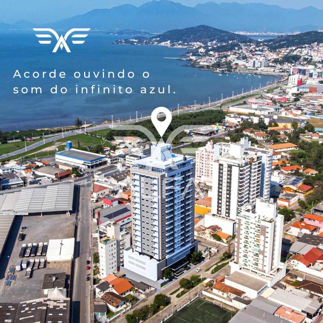 apartamento no kobrassol, alto padrão 2 quartos, 1 suite.